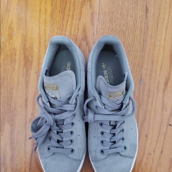 Shoes - Stan Smith Grey Suede Adidas shoes
